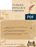 1 Evolución Histórica de La Lingüística y La Gramática