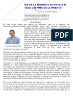 Hay Vida Antes de La Muerte o No Existe Elcielo y La Vida Después de La Muerte