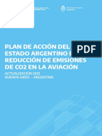 Plan de Accion Del Estado Argentino para La Reduccion de Emisiones de Co2 en La Aviacion