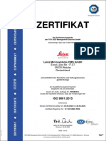 Zertifikat: Leica Microsystems Cms GMBH