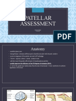 Patellar Assessment: Akshata Hinge P119016