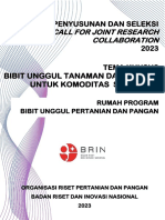 Call For Joint Research Collaboration: Panduan Penyusunan Dan Seleksi