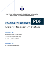 Feasibility Report - Library Management System