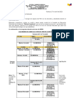 Cronograma Tini Abril 2023 Docentes y Estudiantes