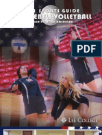 2011 Lady Rebels Volleyball Sports Guide