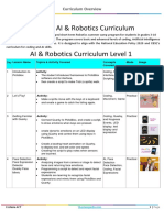 AI & Robotics Lab Curriculum