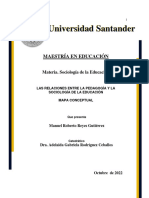 Relaciones entre pedagogía y sociología de la educación