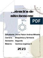 Obtención de Nitrobenceno