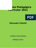 Proposta Pedagógica Curricular 2021: Educação Infantil