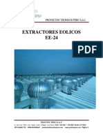 Extractores Eolicos EE-24: Proyectos Tecnicos Peru S.A.C