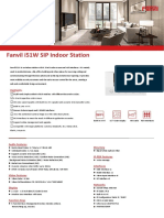 Fanvil I51w SIP Indoor Station Datasheet - 20200804