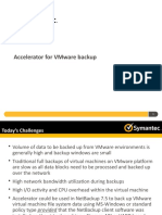Accelerator for VMware backup in NetBackup 7.6