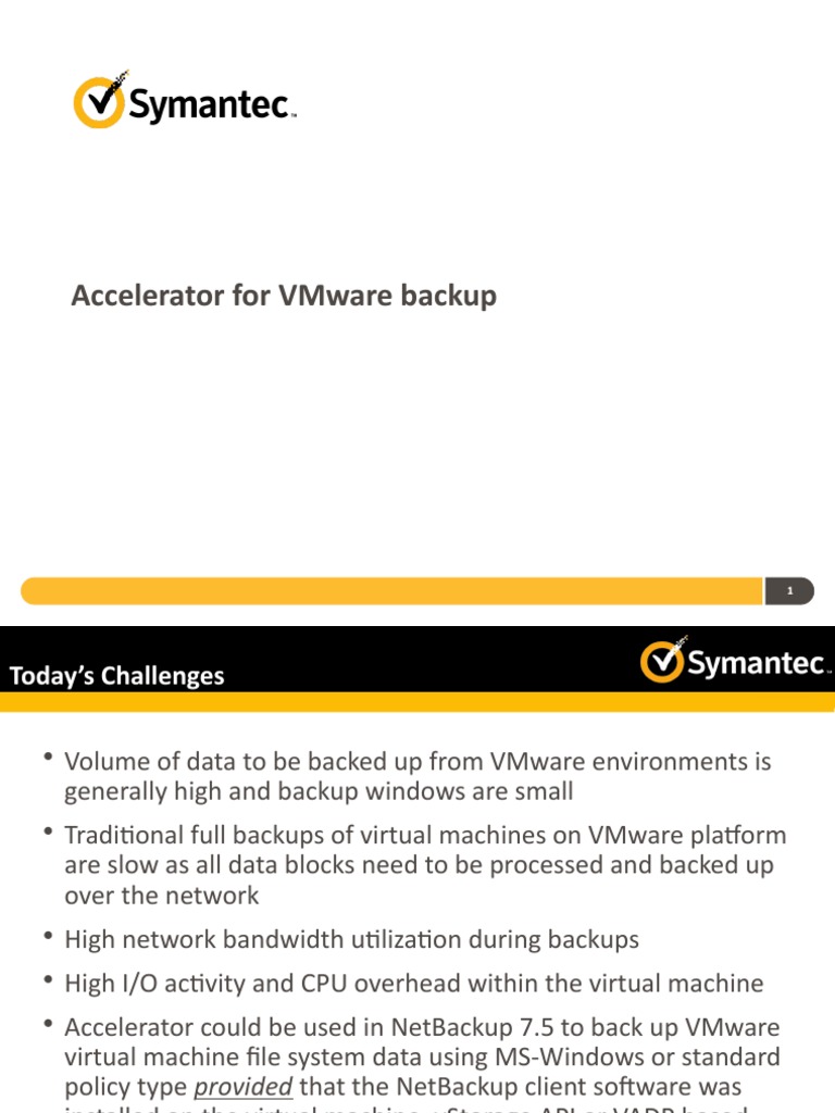 Accelerator For VMware Backup | PDF | Backup | Operating System Technology