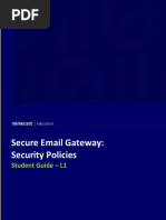 Secure Email Gateway Level 1 Warrior Certification | PDF