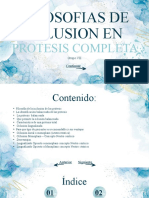 Filosofias de Oclusion En: Protesis Completa