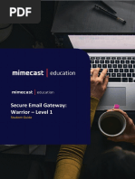 Secure Email Gateway Level 1 Warrior Certification | PDF