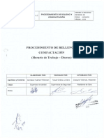 Procedimiento de Relleno y Compactación - Horario Diurno