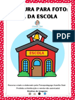 Moldura para Foto: Dia Da Escola: Meu Kit Quebra Cabeça