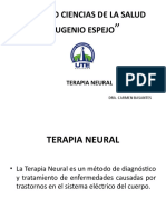 Facultad Ciencias de La Salud "Eugenio Espejo: Terapia Neural