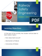 Railway Safety Engineering: Module 2: How Harm Occurs