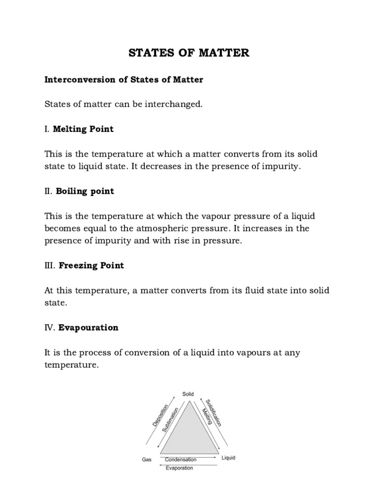 States of Matter | PDF | Gases | Intermolecular Force
