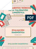 Fundamentos Teóricos: de La Valoración Lingüística