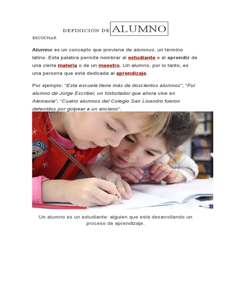 El Alumno | PDF | Enseñando