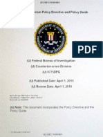 FBI CT Policy Guide 2018 White Supremacist LEA Infiltration Extract
