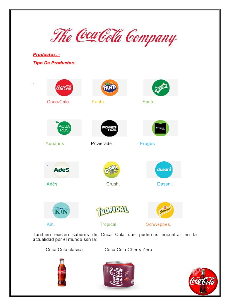 Coca Cola Trabajo Final. | PDF | Coca Cola | Economias