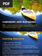 Canoeing and Kayaking: MELC: Analyses Physiological Indicators Such As Heart Rate, Rate of