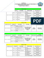 Jadwal Kegiatan Pondok Ramadhan Dan Tutor Sebaya: Hari/Tanggal