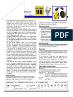 Ficha Tecnica Oregeras de Seguridad 3m Peltor