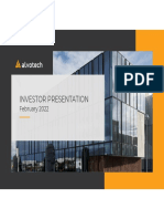 Investor Presentation: February 2022