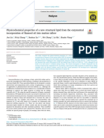 Physicochemical Properties of A New Structural Lip