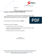 Para: DE: Asunto: Oferta de Suministro de Materiales para Instalacion de Cargador Y Arranque Automatico en Generador