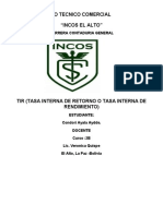 "Incos El Alto": Instituto Tecnico Comercial