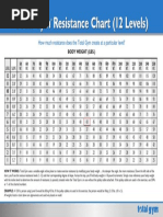 TotalGym ResistanceChart 12levels