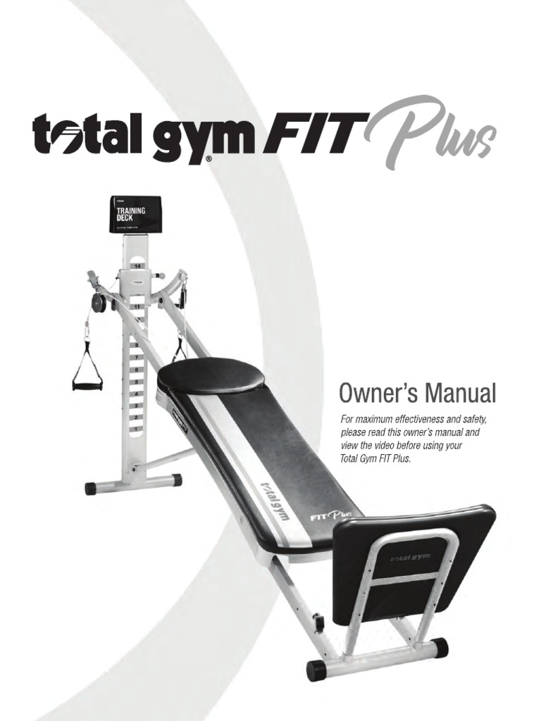 Total Gym FIT Plus OM PDF Strength Training