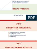 Principles of Marketing: Hanoi University of Sience and Technology School of Management & Economics