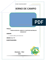 Cuaderno de Campo