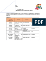 Plan Lector 2023 - 3° Básico