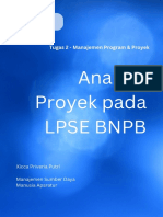 Analisis Proyek BNPB