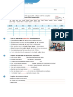 Prepositional Verbs: Worksheet 32