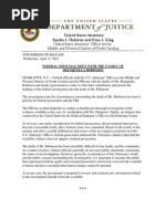 DOJ Statement On Shanquella Robinson Case April 12, 2023