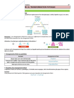 C13. Transformation Physique - Cours