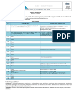 Cronograma Anual de Actividades 2022 - 2023: Septiembre Actividades Actividades Especiales