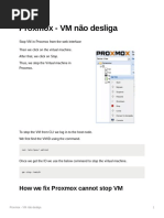 Proxmox - VM No Desliga