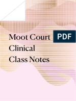 Moot Court Clinical (Jurisdiction)