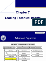 2.5 (Chap 7) Motivating and Leading Technical People