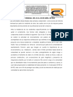 Reporte Semanal Del 03 Al 04 de Abril de 2023